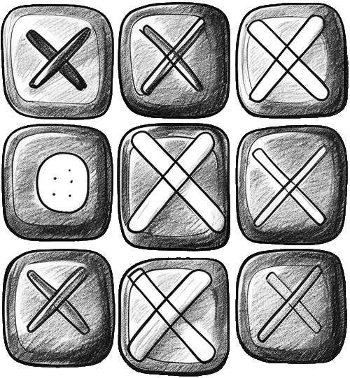 Tic-Tac-Toe game photo